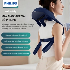 Máy Massage Cổ Vai Gáy PHILIPS 5202N - mô phỏng massage như các đầu ngón tay 2025