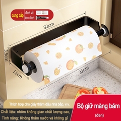 Kệ giữ đồ dùng nhà bếp dán tường không cần khoan lỗ dễ dàng đa năng tiện lợi