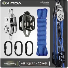 Bộ Ròng rọc Nâng Đa Năng Tự Khóa Ngoài trời XINDA (XINDA Outdoor Equipment).