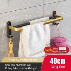 Kệ để đồ dùng ĐAIVIETBIG phòng tắm gắn tường không cần khoan thiết kế sang trọng với nhiều loại tùy chọn