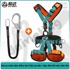 Dây an toàn toàn thân năm điểm cho công việc trên không leo núi cứu hộ lắp đặt điều hòa không khí