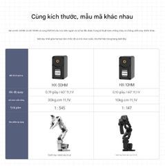 Servo Bus Nối Tiếp Huaner HX-30HM – Mô-men xoắn cao 30KG, Mã hóa từ tính, Điều khiển 360° hai trục, Có phản hồi