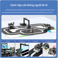 Bộ dụng cụ robot lập trình Python cho trẻ em, xe tự lái thông minh AiNova Smart Car Vision