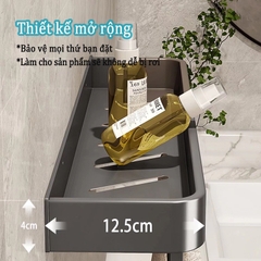 Kệ đựng đồ ĐAIVIETBIG chất liệu kim loại nhôm không khoan lỗ dễ lắp đặt và sử dụng trong nhà bếp