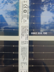 Tấm Pin mặt trời Longi 585W HiMO X7 LOẠI A 2MẶT KÍNH HIỆU SUẤT CAO 2025