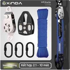 Bộ Ròng rọc Nâng Đa Năng Tự Khóa Ngoài trời XINDA (XINDA Outdoor Equipment).