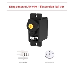 Cánh tay robot Xe thông minh mini Huaner Servo kỹ thuật số LFD-01M Trục kim loại 9g