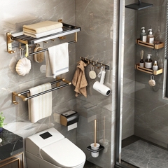 Kệ để đồ dùng ĐAIVIETBIG phòng tắm gắn tường không cần khoan thiết kế sang trọng với nhiều loại tùy chọn
