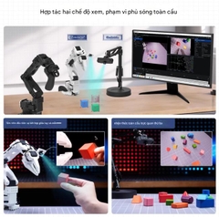 Cánh tay robot sáu trục nguồn mở LeRobot SO-ARM101 với bộ công cụ ôm mặt thông minh được dập nổi