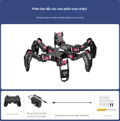 Robot Nhện Sinh Học Hexapod AI Spiderbot, một robot sáu chân, là một con nhện mô phỏng sinh học với trí thông minh AI, mã nguồn mở và lập trình Arduino.