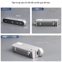 Camera độ sâu ánh sáng có cấu trúc 3D Ansijiang Nuwa-HP60C, robot ROS và xe thông minh.