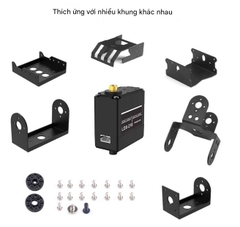 Động cơ servo kỹ thuật số Huaner PWM mô-men xoắn 6-60KG bánh răng kim loại cánh tay robot chống dừng có độ chính xác cao