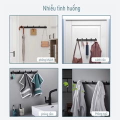 Móc treo đồ ĐAIVIETBIG gắn tường nhiều cách dùng tiện lợi cho nhà bếp/ nhà tắm/ nhà vệ sinh