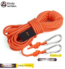 Dây leo núi ngoài trời dây phụ trợ làm việc trên cao dây an toàn gia đình dây chống mài mòn dây leo núi