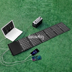Sạc năng lượng mặt trời 50w di động cho điện thoại, máy tính và các thiết bị điện tử khác