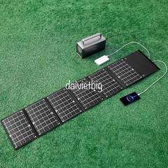 Sạc năng lượng mặt trời 50w di động cho điện thoại, máy tính và các thiết bị điện tử khác