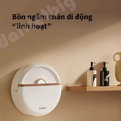 Bồn Ngâm Chân Massage HAIER HQY-J241W thiết kế gấp gọn, massage ngâm chân thư giãn, gia nhiệt với công suất lớn 800W