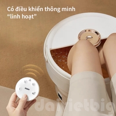 Bồn Ngâm Chân Massage HAIER HQY-J241W thiết kế gấp gọn, massage ngâm chân thư giãn, gia nhiệt với công suất lớn 800W
