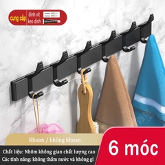 Móc treo đồ ĐAIVIETBIG gắn tường nhiều cách dùng tiện lợi cho nhà bếp/ nhà tắm/ nhà vệ sinh