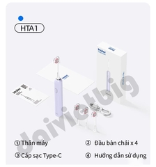 Bàn Chải Điện Haier HTA1 - Công Nghệ Sóng Âm, Chải Sạch Mảng Bám Tới 10X