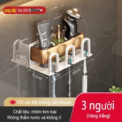 Giá treo bàn chải đánh răng ĐAIVIETBIG bằng kim loại gắn tường tiện lợi