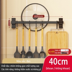 Kệ giữ đồ dùng nhà bếp dán tường không cần khoan lỗ dễ dàng đa năng tiện lợi