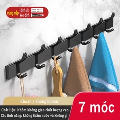 Móc treo đồ ĐAIVIETBIG gắn tường nhiều cách dùng tiện lợi cho nhà bếp/ nhà tắm/ nhà vệ sinh