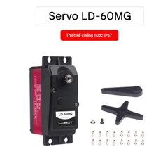 Động cơ servo kỹ thuật số Huaner PWM mô-men xoắn 6-60KG bánh răng kim loại cánh tay robot chống dừng có độ chính xác cao