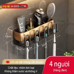 Kệ để đồ dùng ĐAIVIETBIG phòng tắm gắn tường không cần khoan thiết kế sang trọng với nhiều loại tùy chọn