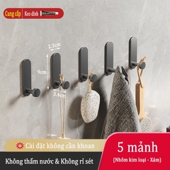 Kệ ĐAIVIETBIG gắn tường giữ khăn đa năng không cần khoan