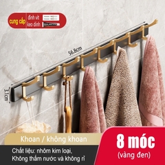 Móc treo đồ ĐAIVIETBIG gắn tường nhiều cách dùng tiện lợi cho nhà bếp/ nhà tắm/ nhà vệ sinh