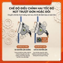 Thiết bị chống rơi Alnas Dragon Điều chỉnh hai chiều Leo núi Hoạt động ngoài trời ở độ cao lớn