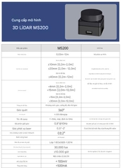 Orbbec MS200 LiDAR để lập bản đồ và điều hướng SLAM, quét và đo khoảng cách TOF và robot ROS2.