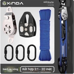 Bộ Ròng rọc Nâng Đa Năng Tự Khóa Ngoài trời XINDA (XINDA Outdoor Equipment).