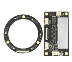 Mô-đun mảng vòng micro trường xa Huaner 6 Micrô bo mạch thoại iFlytek sáu micrô định vị nguồn âm thanh ROS