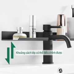 Kệ trên Lavabo ĐAIVIETBIG đựng đồ dùng phòng tắm hình chữ U gắn tường tiện dụng