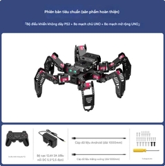 Robot Nhện Sinh Học Hexapod AI Spiderbot, một robot sáu chân, là một con nhện mô phỏng sinh học với trí thông minh AI, mã nguồn mở và lập trình Arduino.
