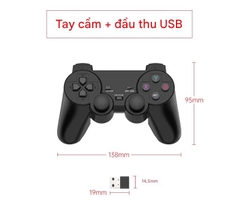 Bộ điều khiển không dây Huaner PS2 để điều khiển robot từ xa, tương thích với nhiều bộ điều khiển servo thương hiệu Huaner.