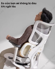 Ghế công thái học ergonomic Sihoo Doro S100 tặng kèm gác chân cao cấp, bảo hành 3 năm