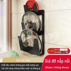 Kệ giữ đồ dùng nhà bếp dán tường không cần khoan lỗ dễ dàng đa năng tiện lợi