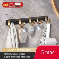 Móc treo đồ ĐAIVIETBIG gắn tường nhiều cách dùng tiện lợi cho nhà bếp/ nhà tắm/ nhà vệ sinh