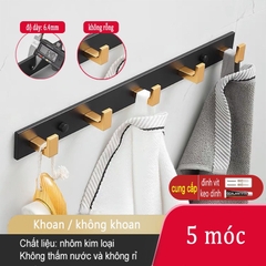 Móc treo đồ ĐAIVIETBIG gắn tường nhiều cách dùng tiện lợi cho nhà bếp/ nhà tắm/ nhà vệ sinh