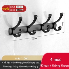 Móc treo đồ ĐAIVIETBIG gắn tường nhiều cách dùng tiện lợi cho nhà bếp/ nhà tắm/ nhà vệ sinh