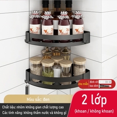 Kệ giữ đồ dùng nhà bếp dán tường không cần khoan lỗ dễ dàng đa năng tiện lợi