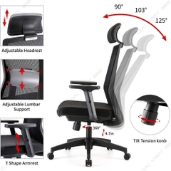 Ghế ergonomic Sihoo M86 chính hãng