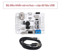 Bộ điều khiển servo bus nối tiếp Huaner hỗ trợ điều khiển cánh tay robot và bo mạch chủ robot bằng Bluetooth.
