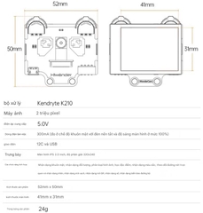 Mô-đun hình ảnh Phantom Bear và mô-đun cảm biến hình ảnh K210 dành cho camera thông minh AI.