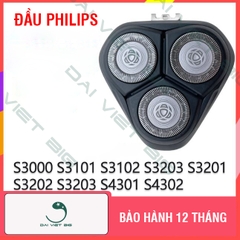 Trọn bộ 3 lưỡi dao máy cạo râu Philips S1101 S1102 S1103 S1202 S1203 S2302 S2303 chính hãng