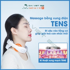 Máy massage vai cổ SKV-JT88 ( BẢO HẢNH 24 THÁNG ), sử dụng ánh sáng sinh học tác động sâu giảm đau mỏi vai gáy