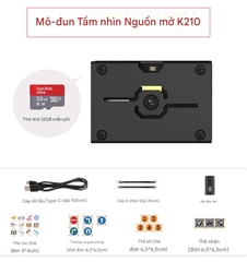 Mô-đun nhận dạng hình ảnh nguồn mở WonderMV K210, cảm biến, bo mạch phát triển Python, camera AI